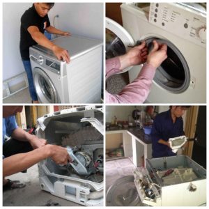 hình ảnh ghê[s vừa suuawr vừa vệ sinh