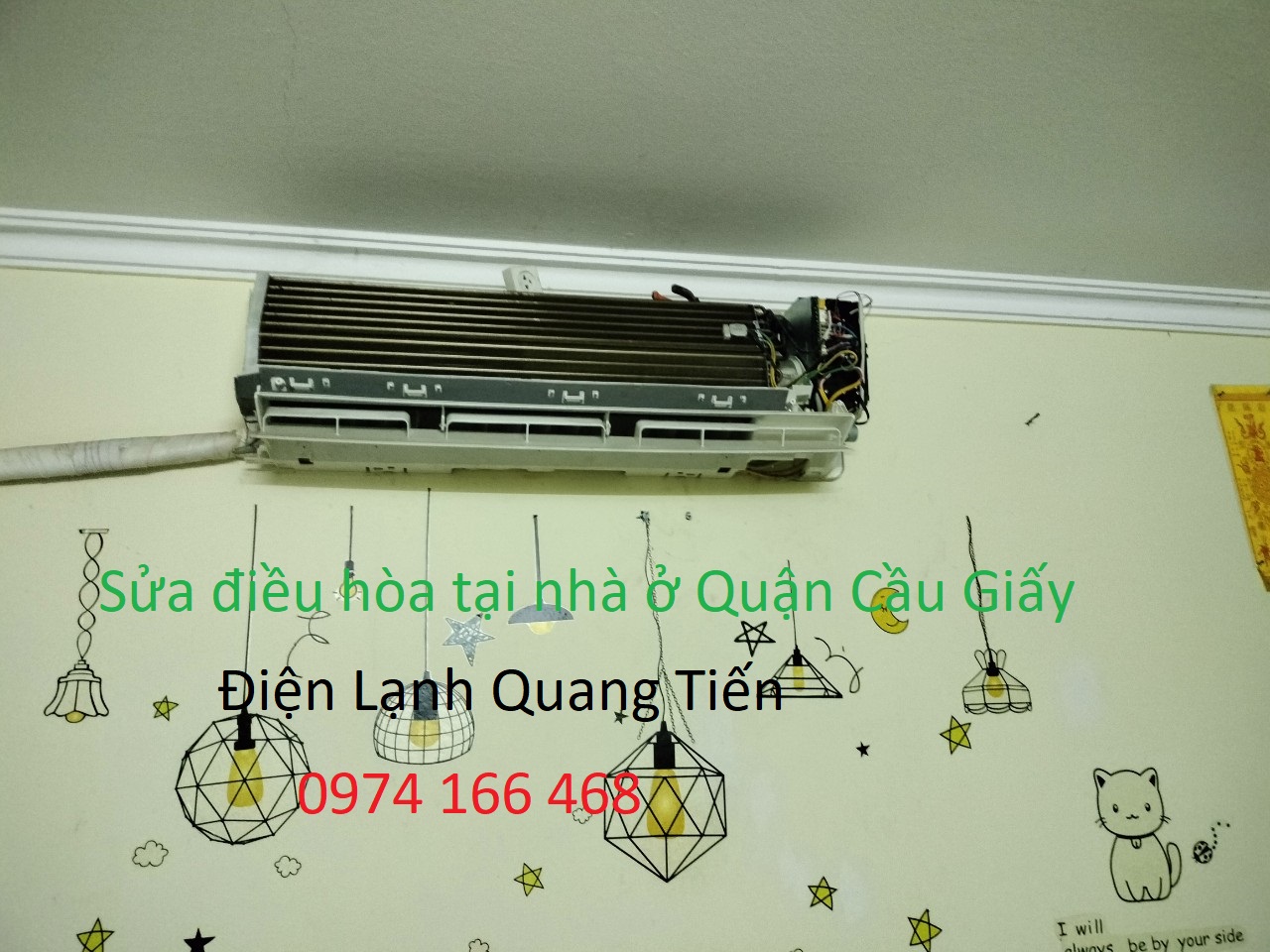 sửa điều hòa tại nhà ở Quận Cầu Giấy dienlanhquangtien