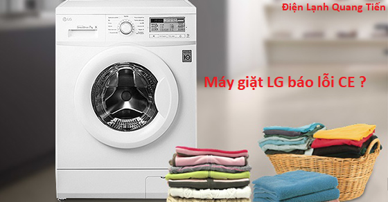 máy giặt LG báo lỗi CE