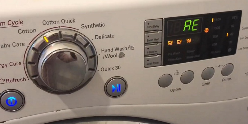 Máy giặt LG báo lỗi AE
