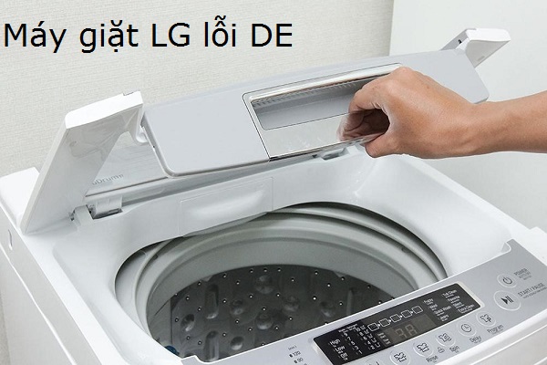 Sửa lỗi dE máy giặt LG