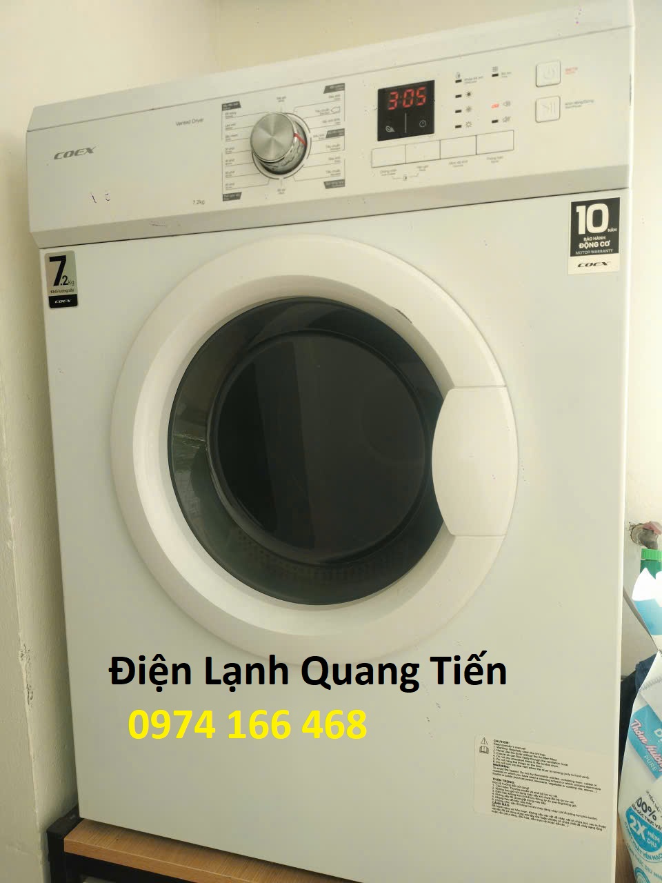 sửa máy sấy quần áo